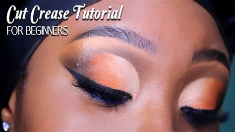 HOODED EYES CUT CREASE EYESHADOW TUTORIAL FOR BEGINNERS AUTUMN THEME