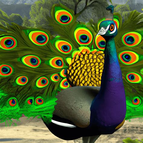 Male Peacock Feathers · Creative Fabrica