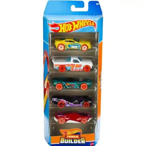 Mattel Hot Wheels kisautók 5 darabos szett Track Builder