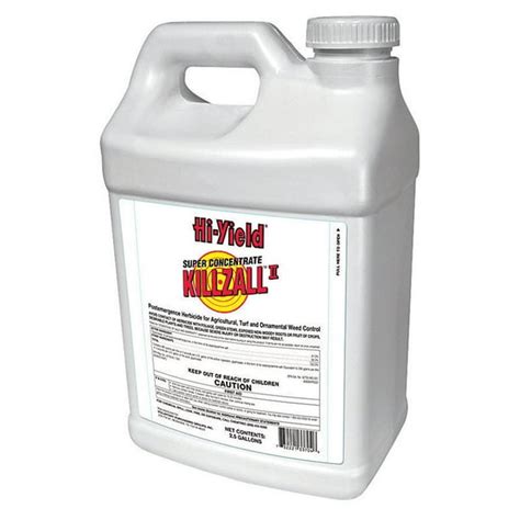 Hi Yield Killzall Concentrate Weed And Grass Killer 2 5 Gal Case Of 1