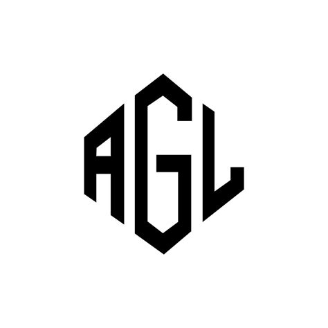 AGL Letter Logo Design With Polygon Shape AGL Polygon And Cube Shape