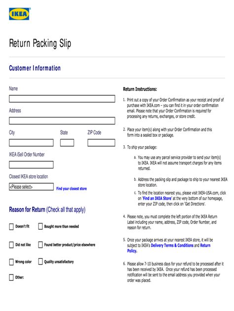 Return Slip Fill Online Printable Fillable Blank PdfFiller