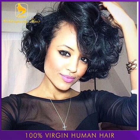 Rock Your Look Short Curly Bob With Side Part Get Inspired