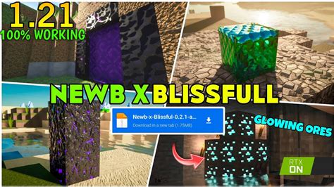 NEWB X BLISSFUL SHADER FOR MCPE 1 21 HOW TO GET NEWB SHADER YouTube