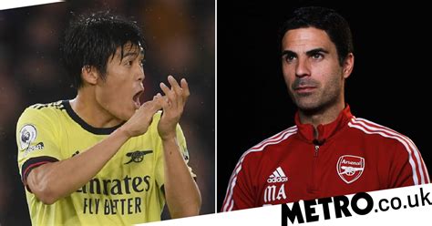 Mikel Arteta Challenges Takehiro Tomiyasu After Arsenal Potm Win