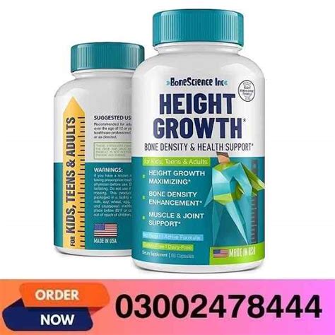 Height Growth Capsules In Pakistan - 03002478444