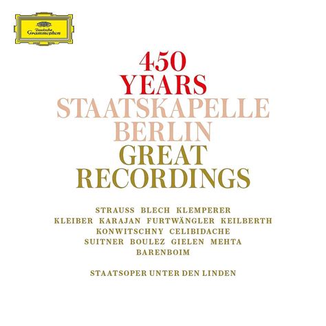 Staatskapelle Berlin - 450 Jahre Staatskapel - Amazon.com Music