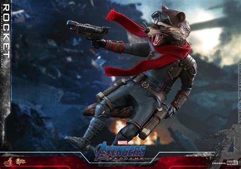 Hot Toys MMS 復仇者聯盟終局之戰火箭 Rocket 比例人偶作品