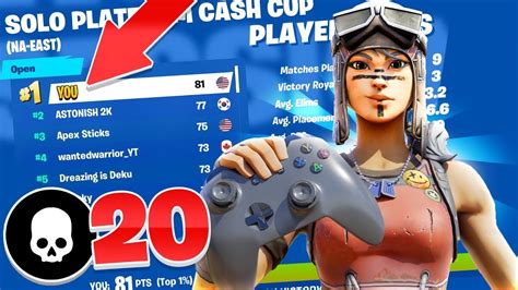 How Controller Players Win Money In Tournaments Cash Cups Fortnite