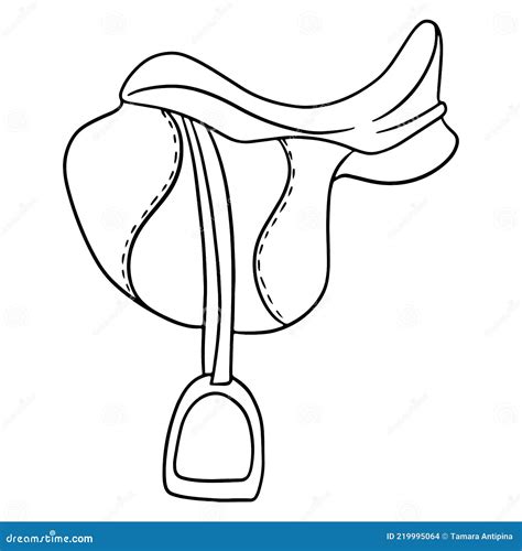 Horse Saddle Coloring Pages