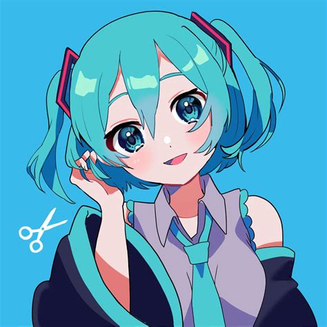 初音ミク「ピアプロ運営です。本日は「髪型アレンジ」作品をご紹介 Sugarもなかさんのヘア」 Piapro ピアプロ のイラスト