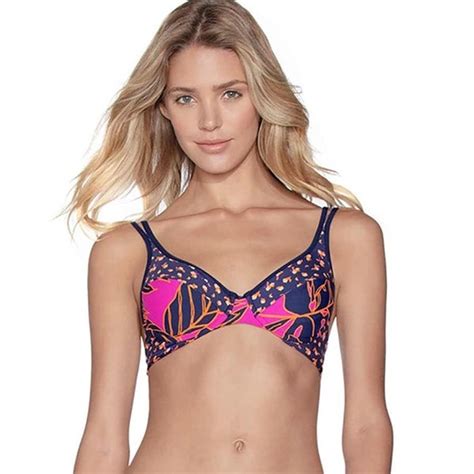 Maaji Swim New Maaji Thaleia Throwback Underwire Mixed Pattern