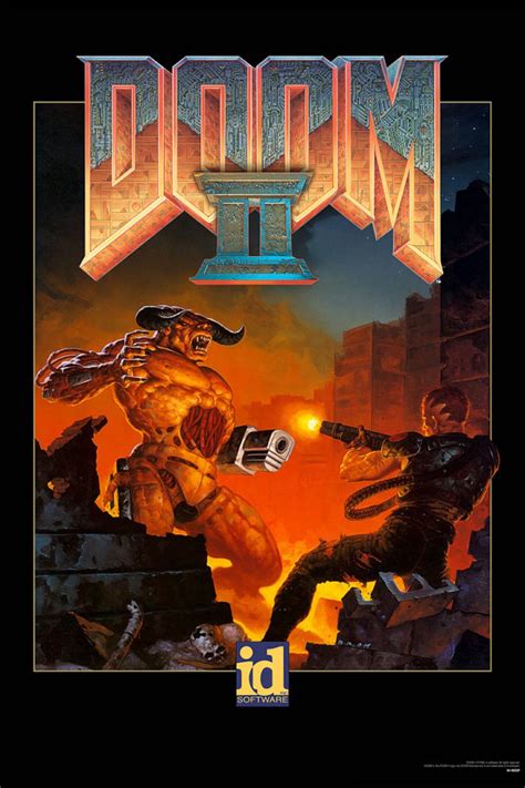 DOOM II Video Game Poster Multiple Sizes Available - Etsy UK | Video ...