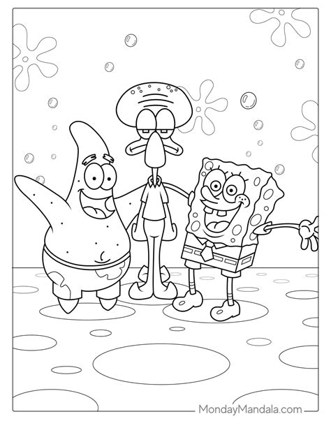 32 spongebob coloring pages free pdf printables – Artofit