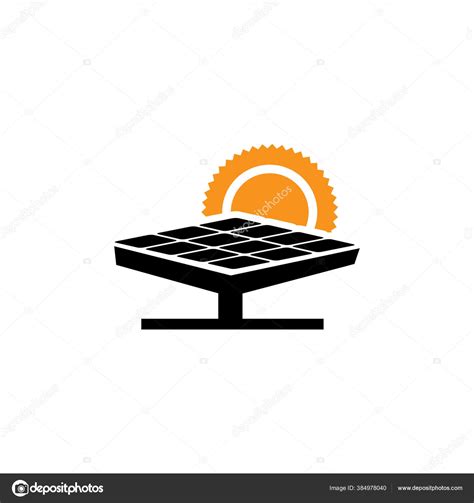 Solar Energy Logo Vector Template Stock Vector By ©heartlive 384978040