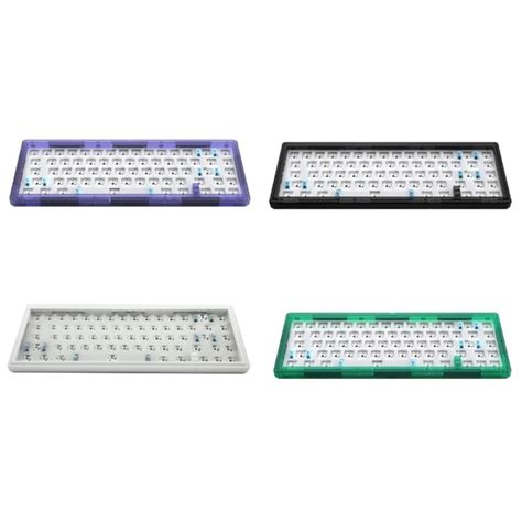 GAS67 Customized Mechanical Keyboard Kit Hot Swap Axis Wired Gasket Structure RGB Backlight