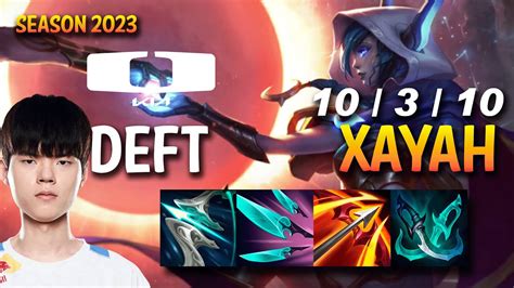 Dk Deft Xayah Vs Zeri Adc Kr Ranked Youtube