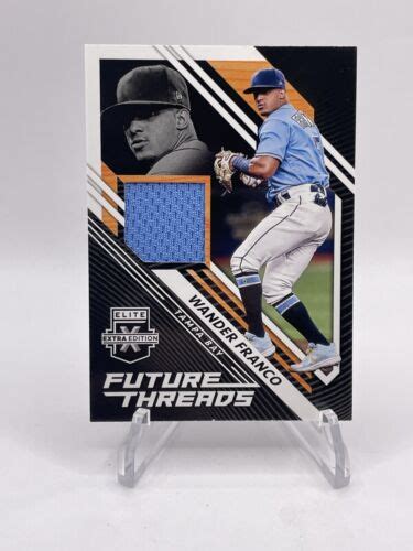 2021 Panini Elite Extra Edition Future Threads FTWF Wander Franco