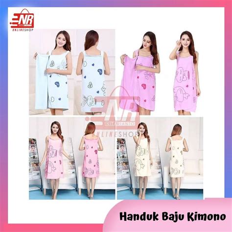 Jual Baju Handuk Handuk Baju Wearable Towel Kimono Renang Mandi