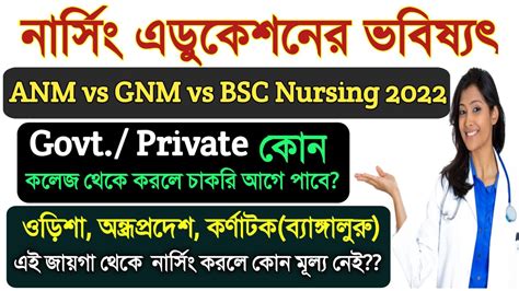 Future Of Nursing Education Anm Gnm Bsc Jespas Ug Nursing 2022 Inc Wb