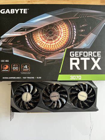 Pirkti Gigabyte GeForce RTX 3070 8 GB 1500 1815 Mhz PCIe X16 GPU ENEBA