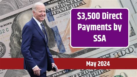 3 500 Direct Payments By SSA In May 2024 For Social Security SSI