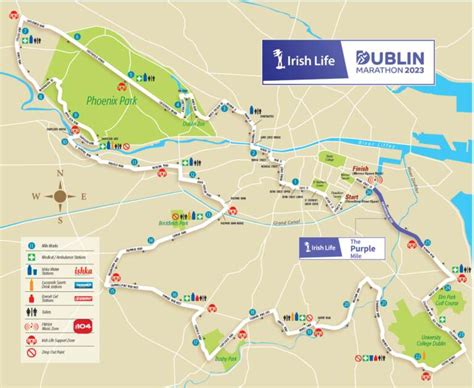 Dublin Marathon 2024 Route Map With Route - Cindy Mignon