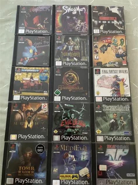 Ps1 Spiele Konvolut Playstation 1 15 Stück Eur 18768 Picclick De