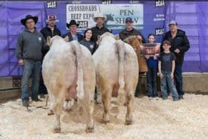 Mckeary Footprint Win Crossroads Beef Expo Charolais Banner