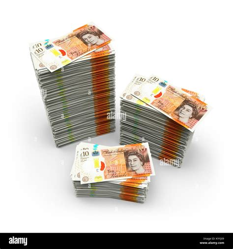 Pile Of Ten Pound Banknotes Hi Res Stock Photography And Images Alamy