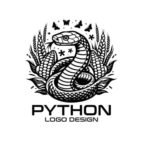 Premium Vector Python Vector Logo Design