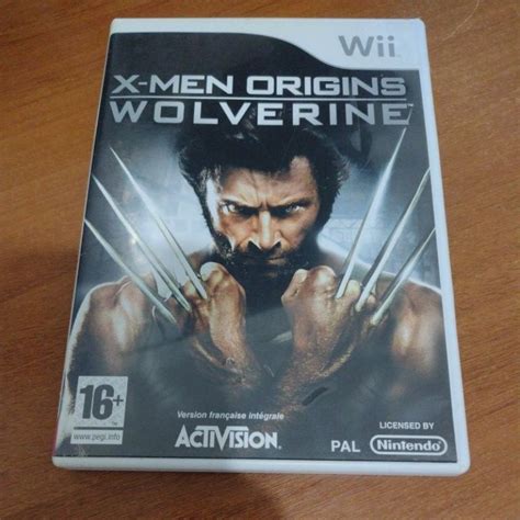 Jogo De Nintendo Wii X Men Origens Wolverine Europeu Shopee Brasil