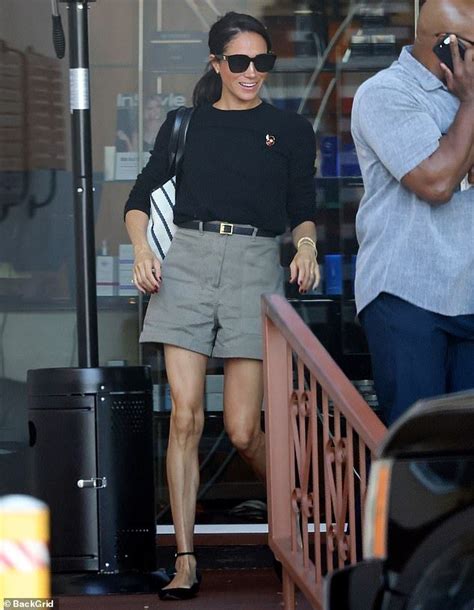 Meghan Markle Shows Off Her Legs In Chic Shorts During Lunch Outing Artofit