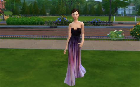 THE SIMS 4 CELEBRITIES CORNER My First Attempt Of Lily Collins Dress