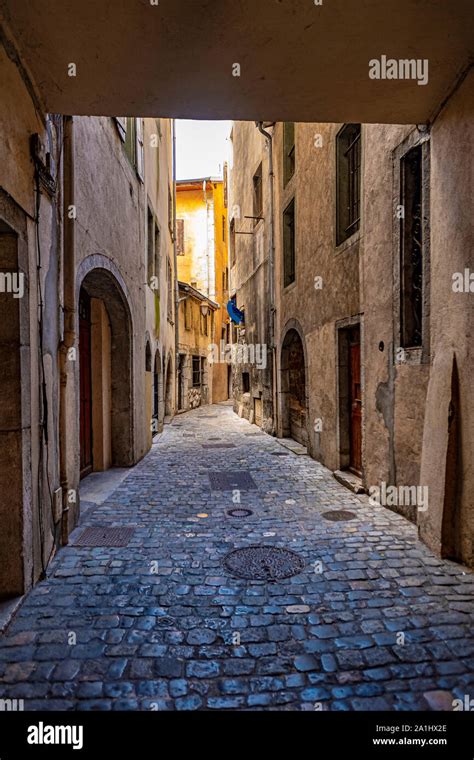 France Haute-Savoie - Chambery - old town Stock Photo - Alamy