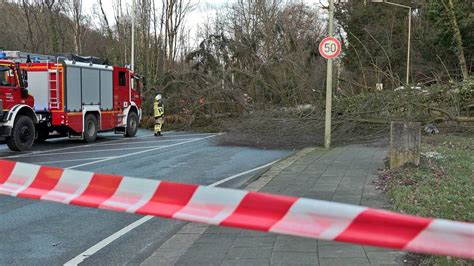 So Fegte Sturmtief Zeynep Ber Nordrhein Westfalen