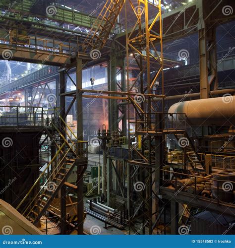 Interior Of Large Factory Stock Photo Image Of Indoors 15548582