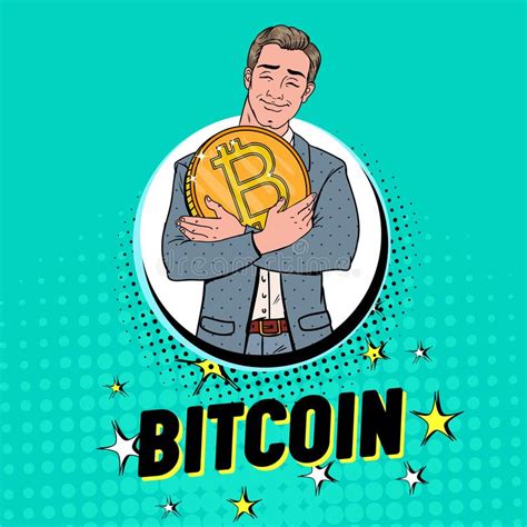 Valuta Cripto Dell Oro Di Moneta Di Bitcoin Illustrazione Di Stock