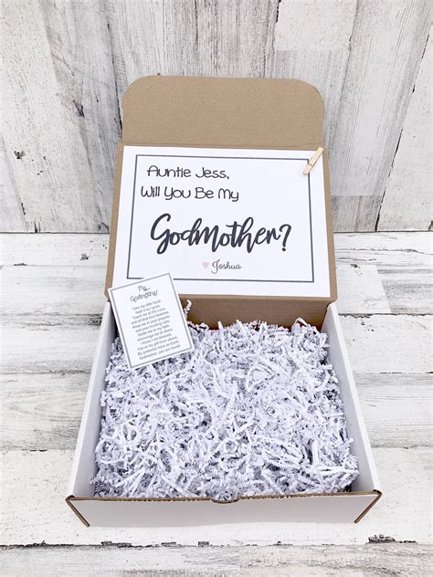 Godmother T Godmother Box Godmother Proposal Etsy