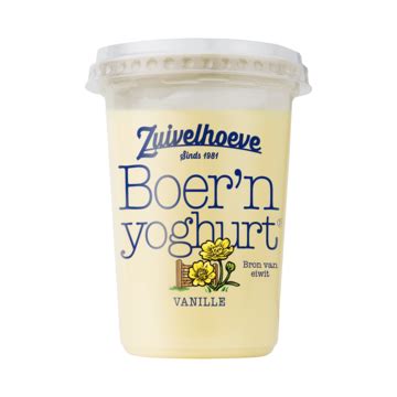 Zuivelhoeve Boer N Yoghurt Vanille 450g Bestellen Jumbo