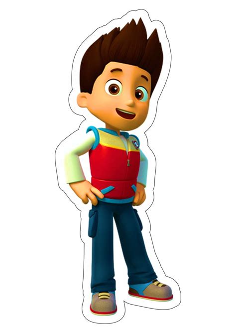 Patrulha Canina Paw Patrol Personagem Ryder Imagem Sem Fundo Png