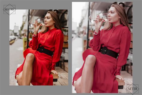 14 Scarlet Boudoir Photoshop Actions Sexy Red ACR Preset Nude FilterGrade