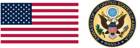 U S Embassy Flag And Logo Vva Chapter Pi 887