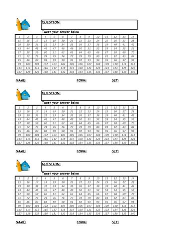 Twitter starters | Teaching Resources 