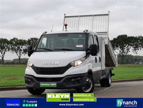 IVECO DAILY 35C14 Dub Cab Kipper Kist Kipper Vrachtwagen