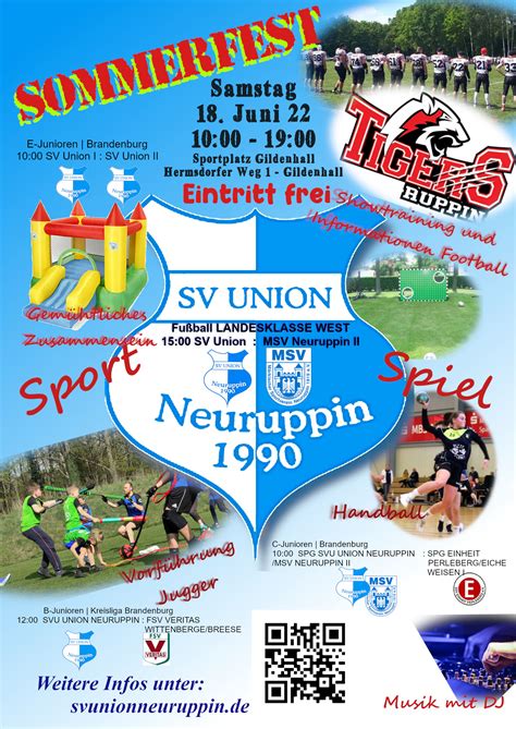 Sommerfest Am Sv Union Neuruppin