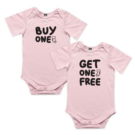 Buy One Get One Free Twins Matching Bodysuit | DadShop
