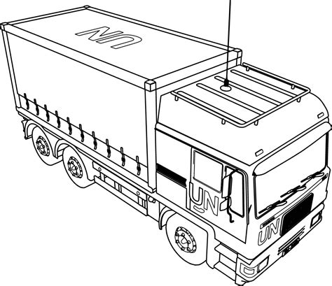 Volvo Truck Coloring Pages