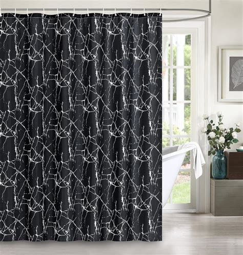 Home Beyond Hb Design Shower Curtain Set With Hooks Water