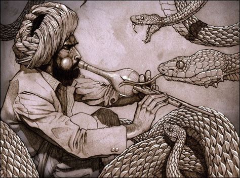 The Snake Charmer By ZachSmithson Deviantart On DeviantART Drawing